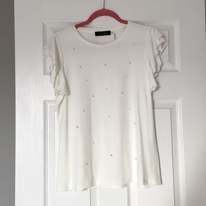 Ivanka Trump pearl shirt